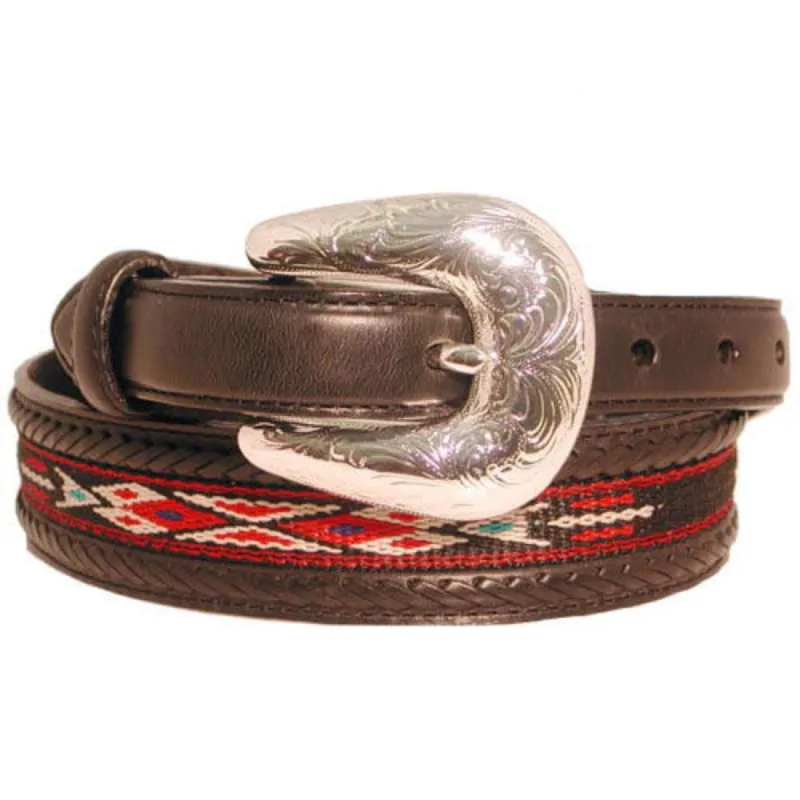 Laced Ribbon Inlay Belt sold by Brighton