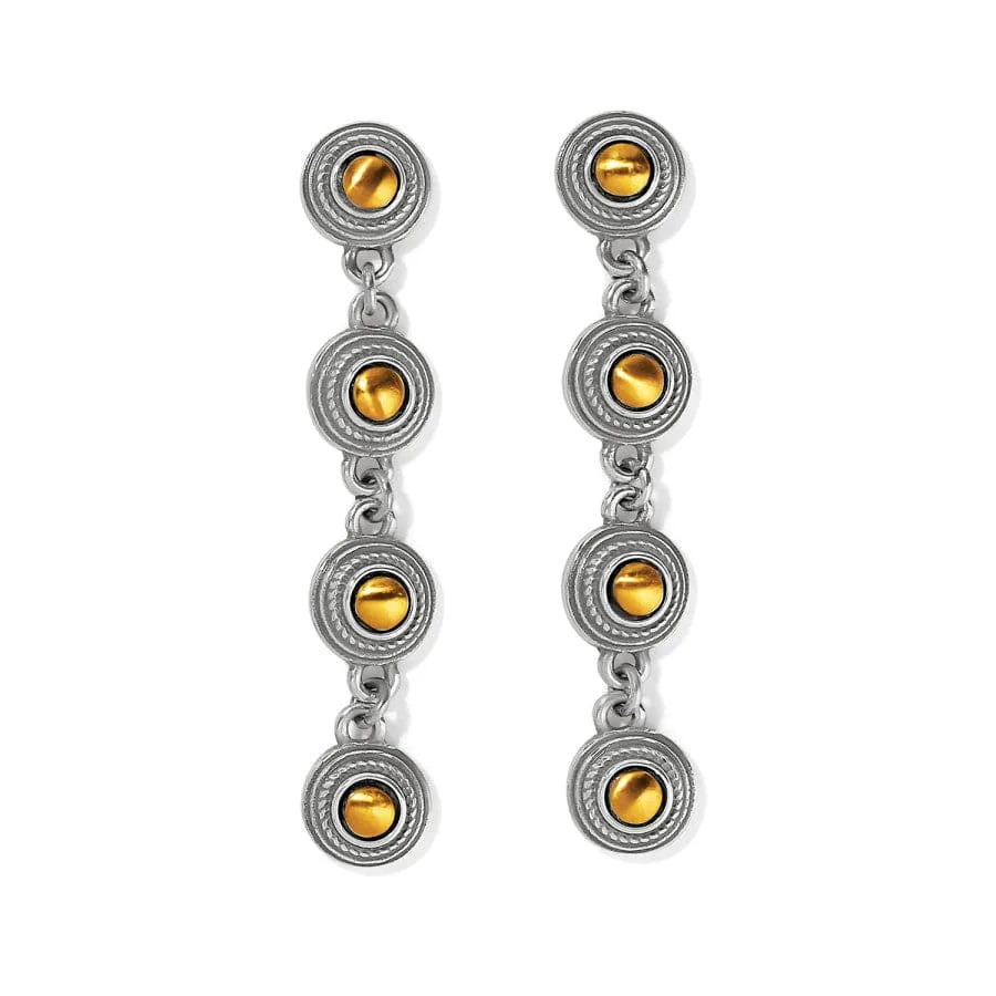 Monete Link Post Drop Earrings sold by Brighton