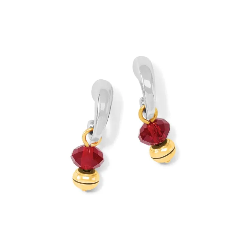 Meridian Two Tone Post Hoop Earrings sold by Brighton