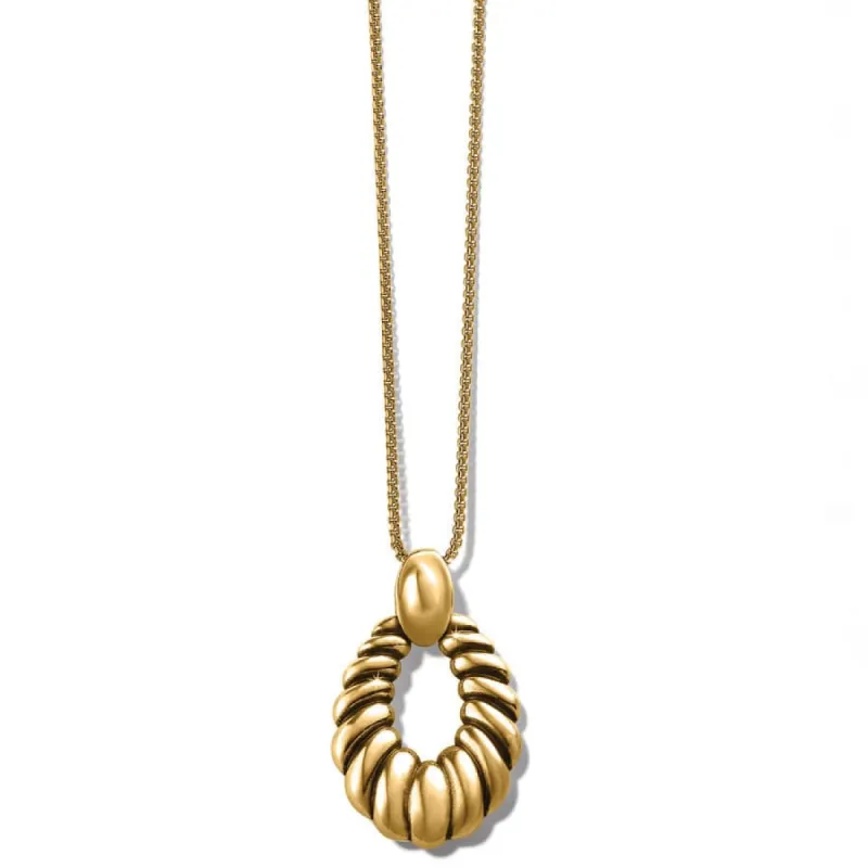Athena Scalloped Convertible Necklace sold by Brighton