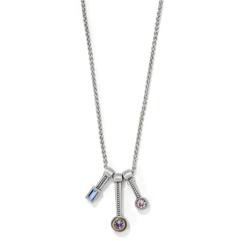 Halo Gleam Trio Necklace sold by Brighton