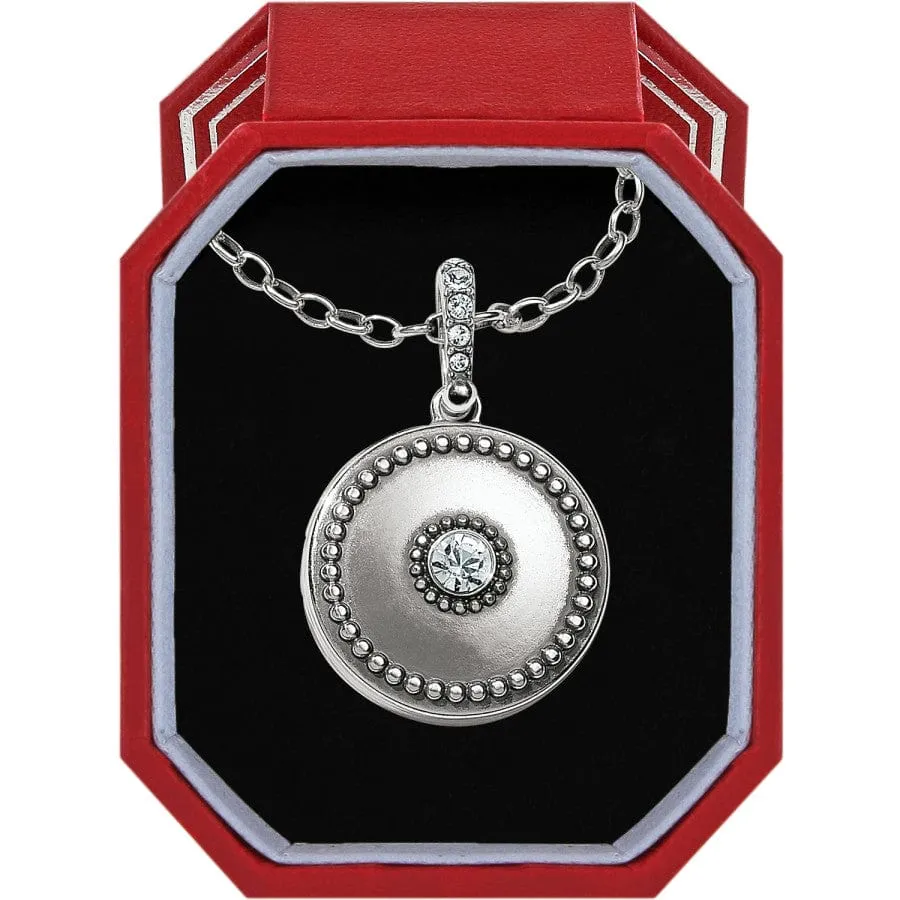 Twinkle Small Round Locket Necklace Box Set sold by Brighton