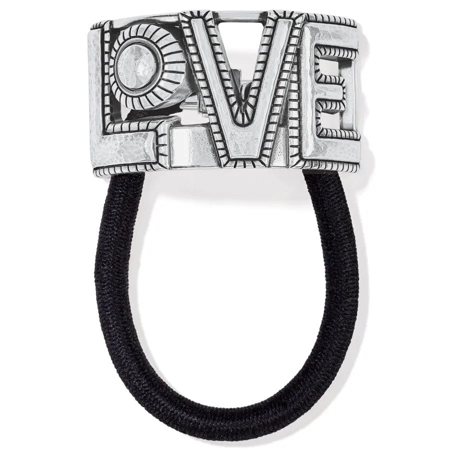 Love Me Tender Pony Tail Holder sold by Brighton