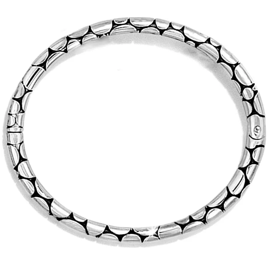 Pebble Slim Hinged Bangle sold by Brighton