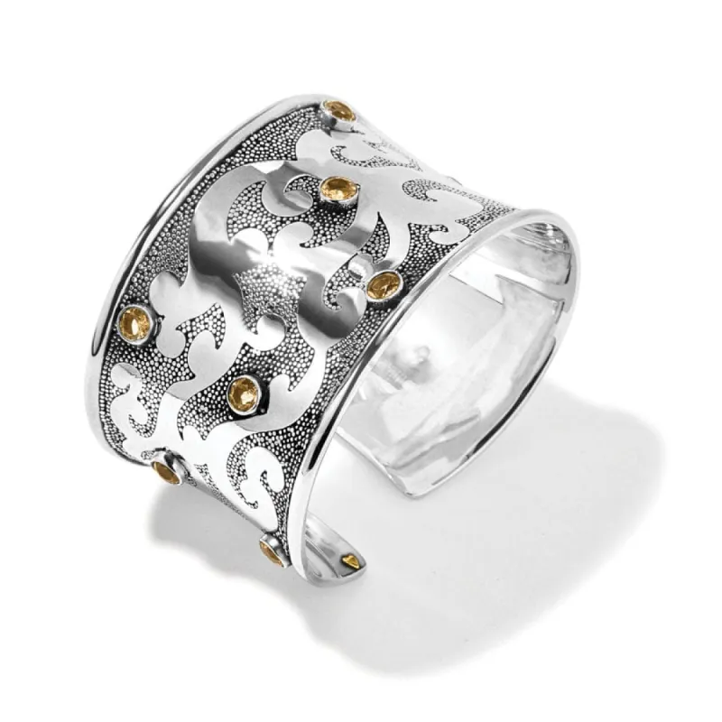 Bali South Sea Wide Cuff Bracelet sold by Brighton