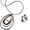 Neptune's Rings Black Necklace Gift Set sold by Brighton