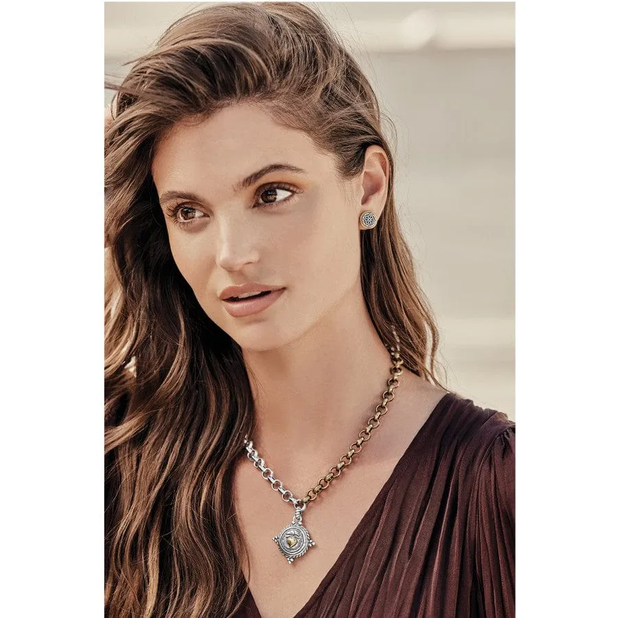 Ferrara Virtue Winged Heart Statement Necklace sold by Brighton product image thumbnail 4