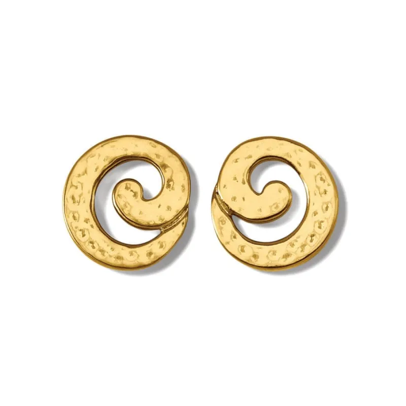 Royale Round Post Earrings sold by Brighton