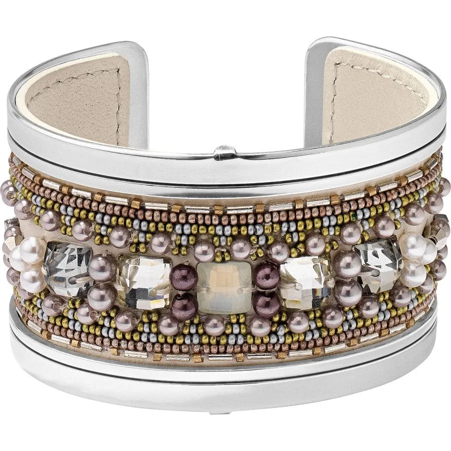 Christo New Delhi-Mandela Wide Cuff Bracelet Set sold by Brighton