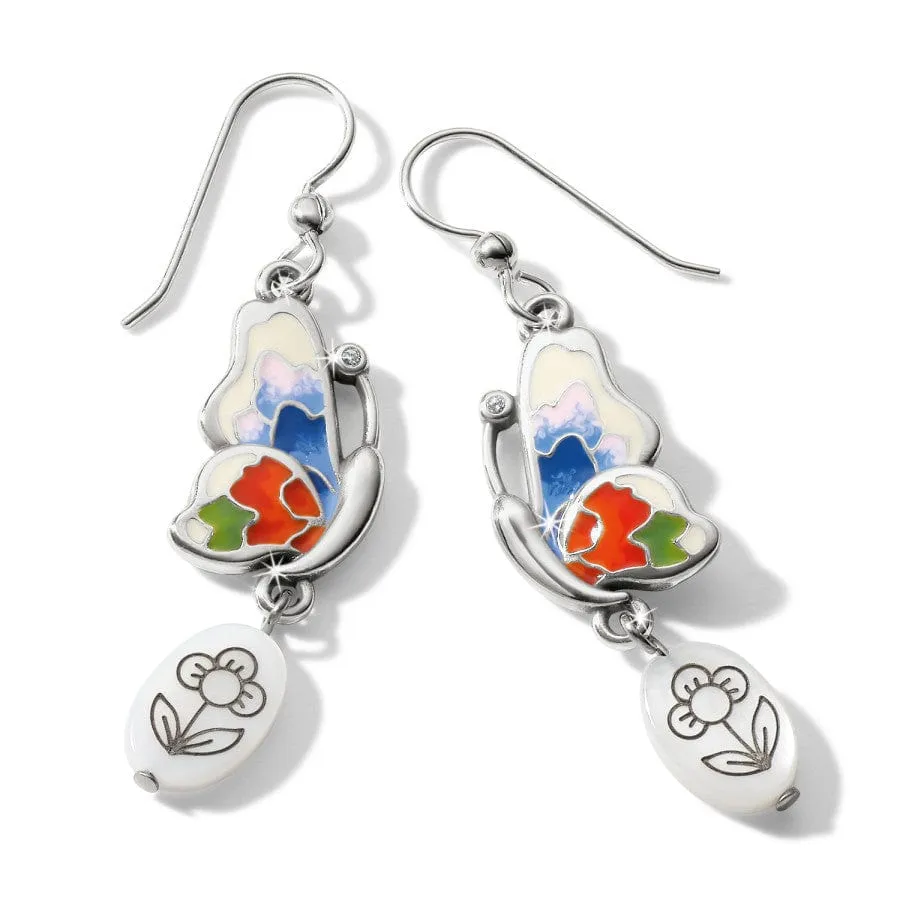 Blossom Hill Butterfly Shell French Wire Earrings sold by Brighton product image thumbnail 2