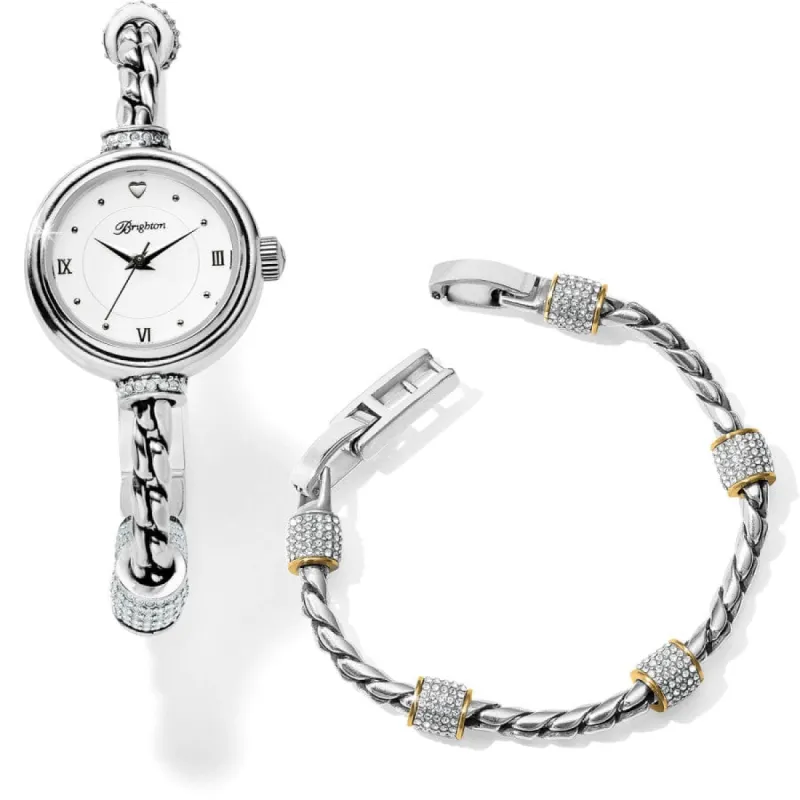 Meridian Watch Stack Two Tone Jewelry Gift Set sold by Brighton