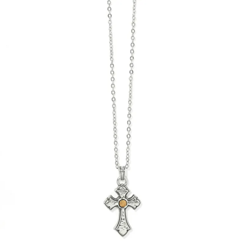 Majestic Regal Cross Reversible Necklace sold by Brighton