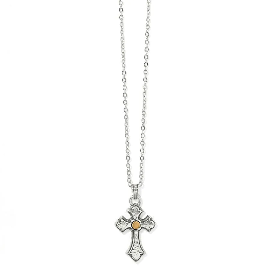 Majestic Regal Cross Reversible Necklace sold by Brighton