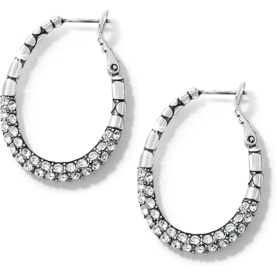 Pebble Pave Hoop Earrings sold by Brighton product image thumbnail 2
