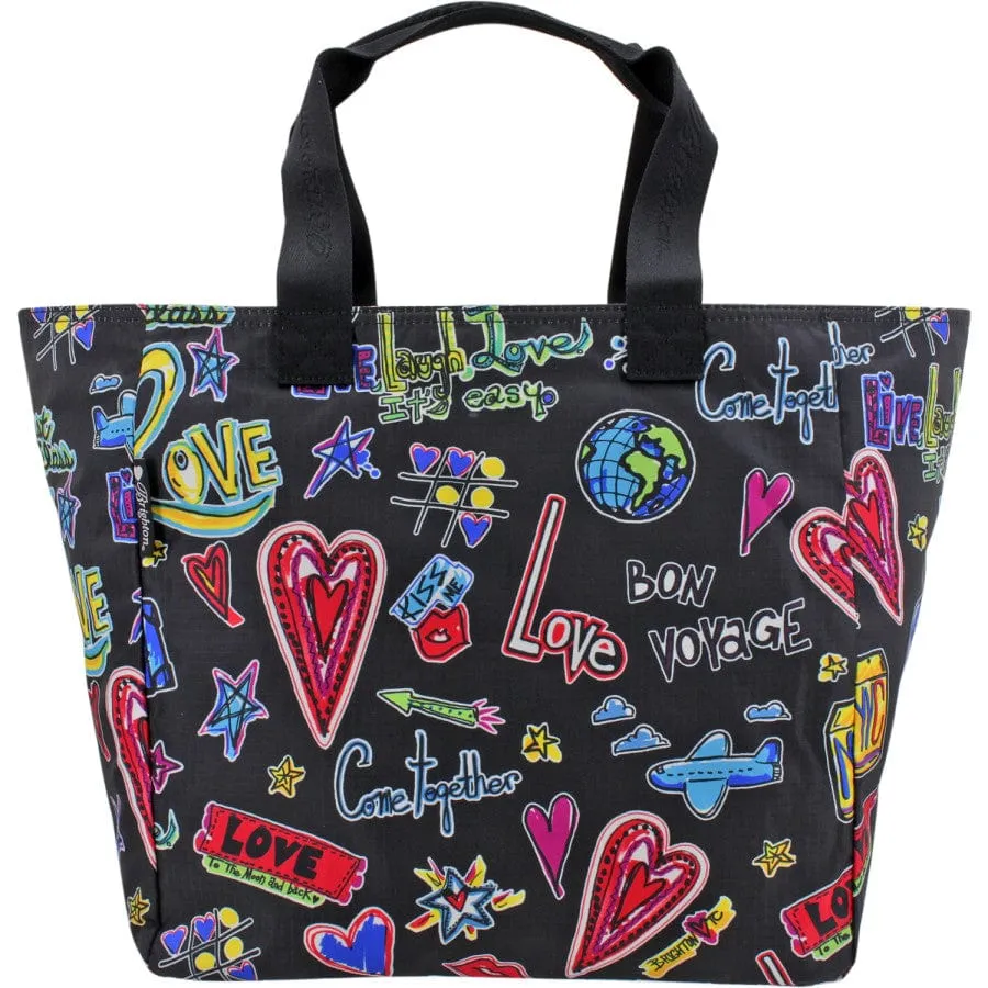 Love Scribble Lock It Super Tote sold by Brighton product image thumbnail 3