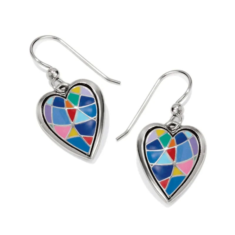 Colormix Heart French Wire Earrings sold by Brighton