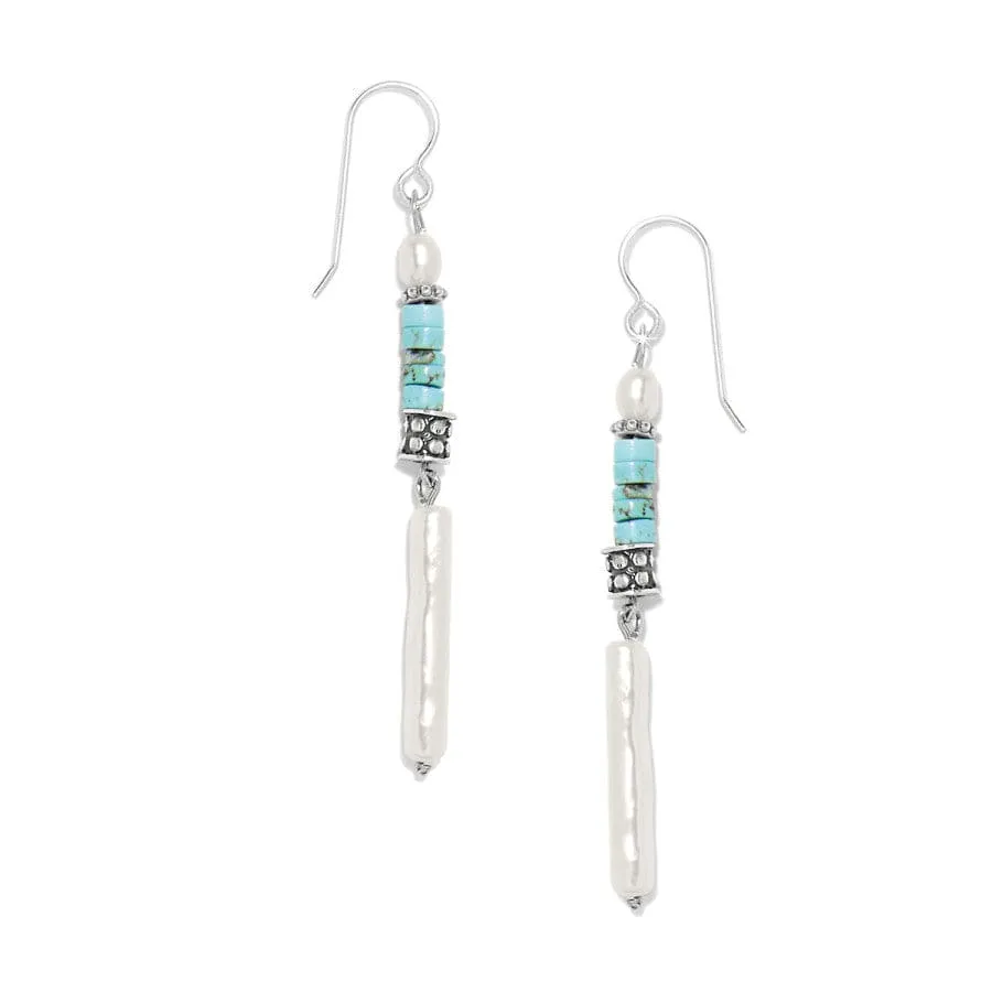 Pebble Pearl Coast French Wire Earrings sold by Brighton