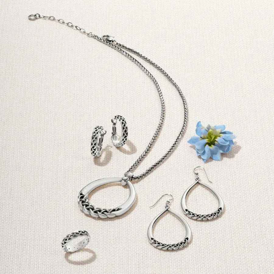 Interlok Braid Drop Necklace sold by Brighton product image thumbnail 3