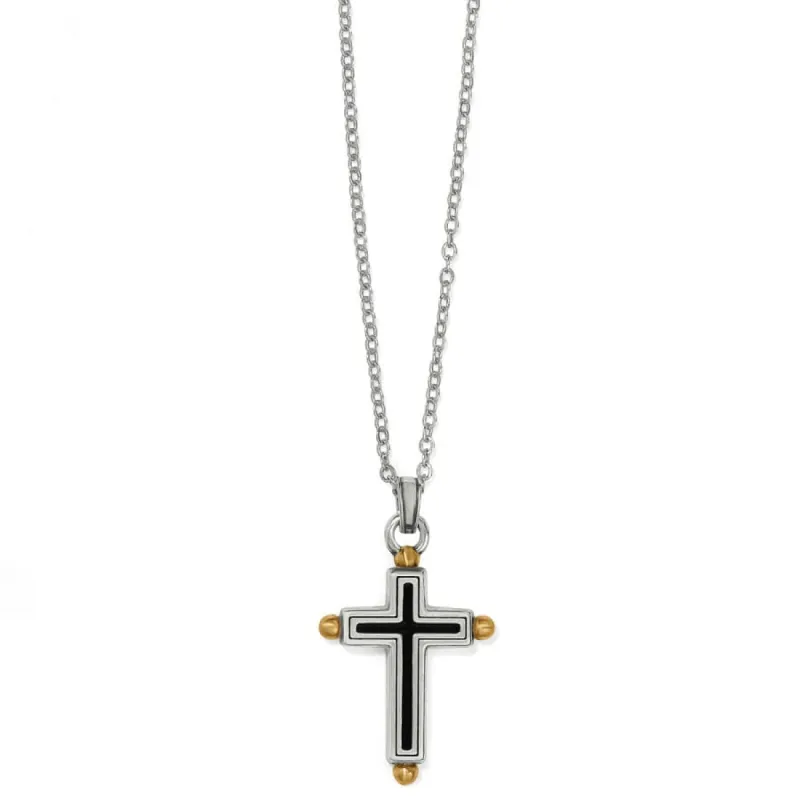 Majestic Gallant Cross Reversible Necklace sold by Brighton