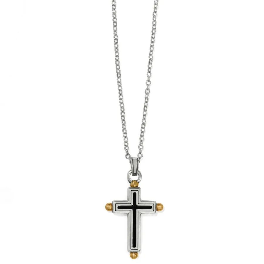Majestic Gallant Cross Reversible Necklace sold by Brighton