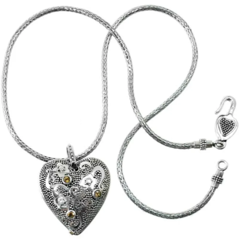 Bali Citrine South Sea Reversible Necklace sold by Brighton