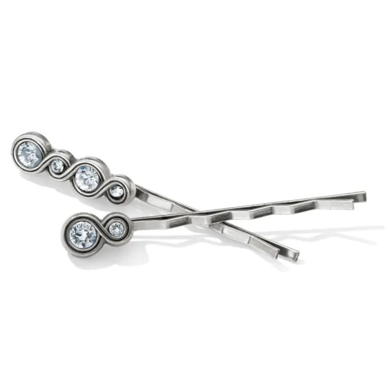 Infinity Sparkle Bobby Pin Set sold by Brighton