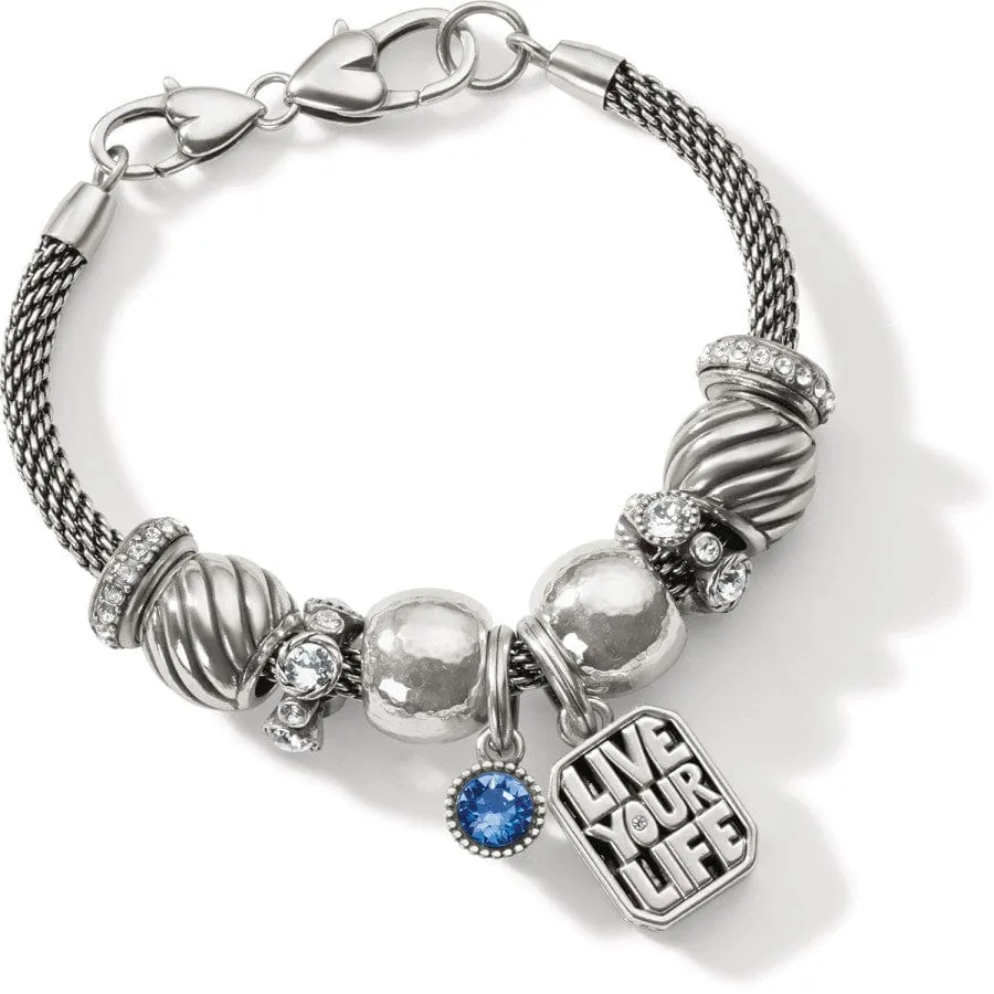 Live Your Life Adventure Bracelet sold by Brighton