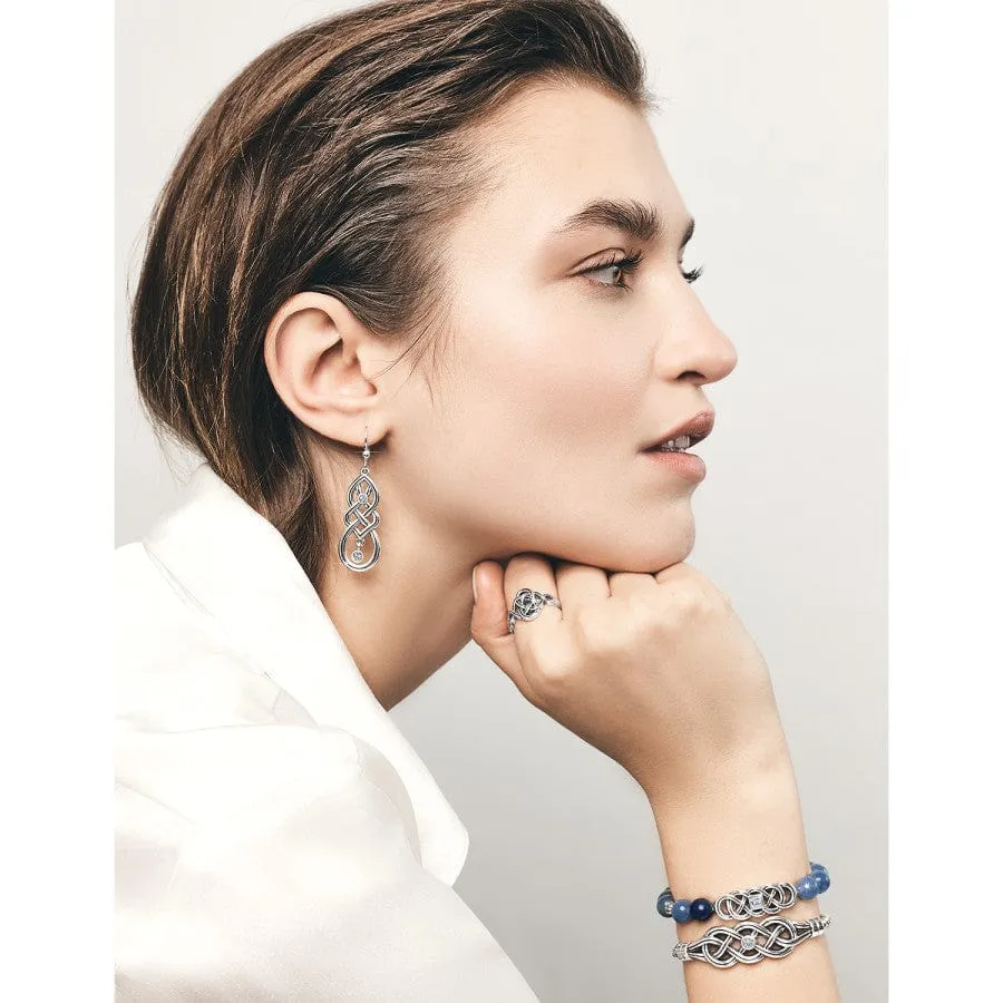 Interlok Lustre Blue Quartz Stretch Bracelet sold by Brighton product image thumbnail 3