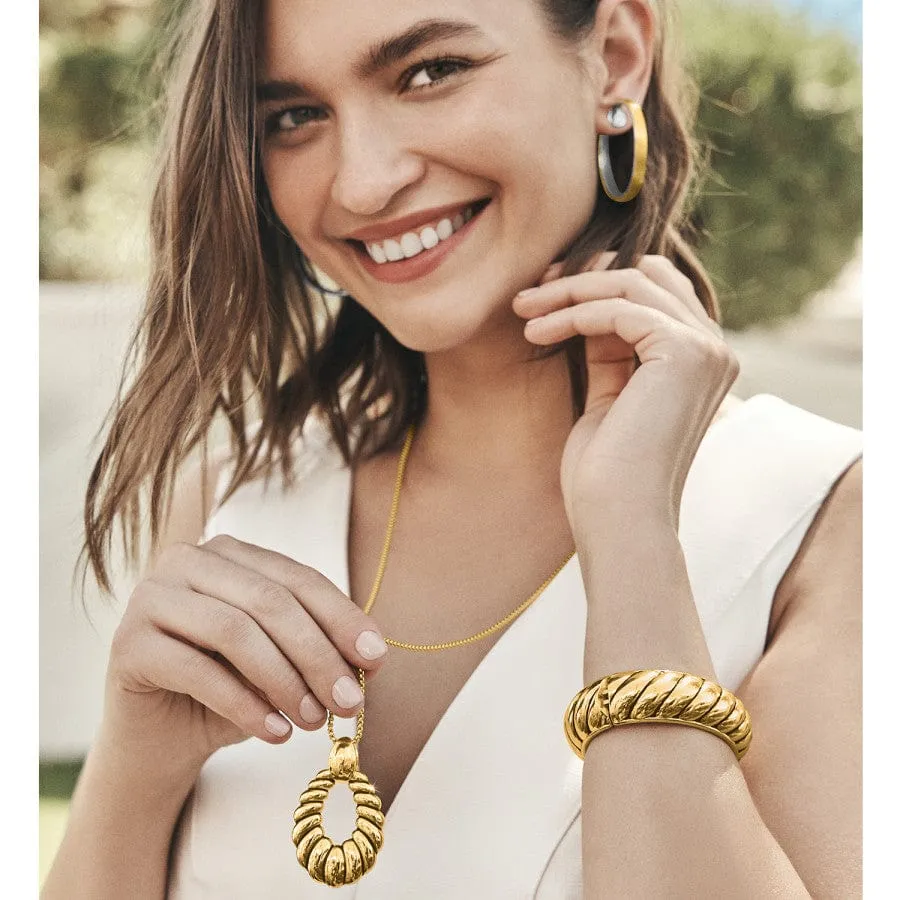 Athena Scalloped Hinged Bangle sold by Brighton product image thumbnail 3