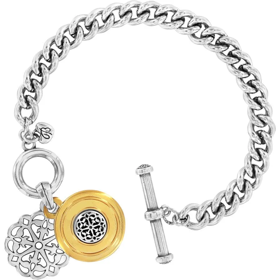 Ferrara Two Tone Toggle Bracelet sold by Brighton product image thumbnail 2