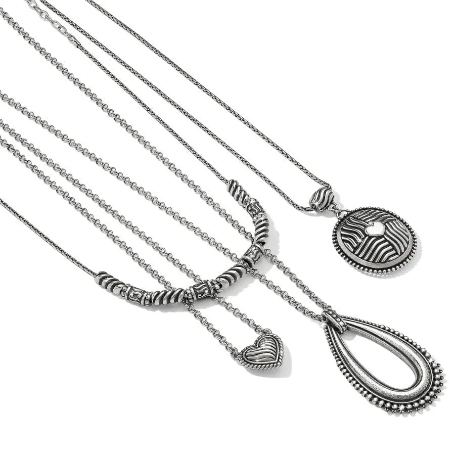 Telluride Peak Open Teardrop Necklace sold by Brighton product image thumbnail 4