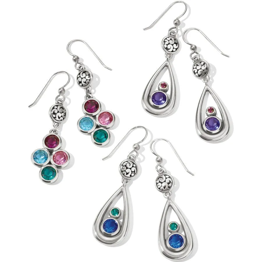 Elora Gems Teardrop French Wire Earrings sold by Brighton product image thumbnail 3