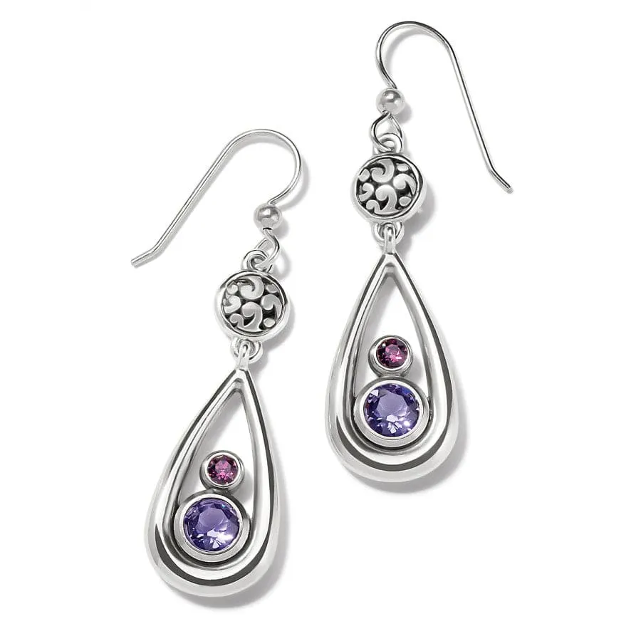 Elora Gems Teardrop French Wire Earrings sold by Brighton product image thumbnail 2