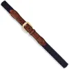 Elastic Cord Croco Tab Taper Belt sold by Brighton