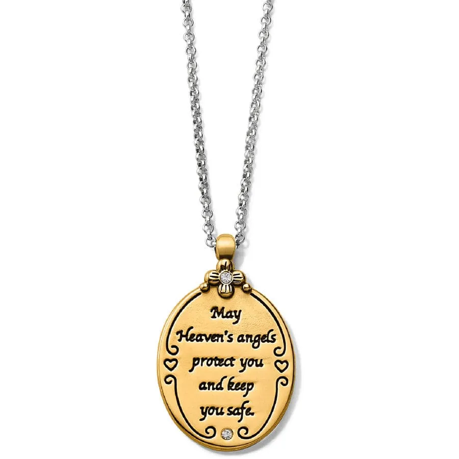 Guardian Angel Two-Tone Pendant Necklace sold by Brighton product image thumbnail 2