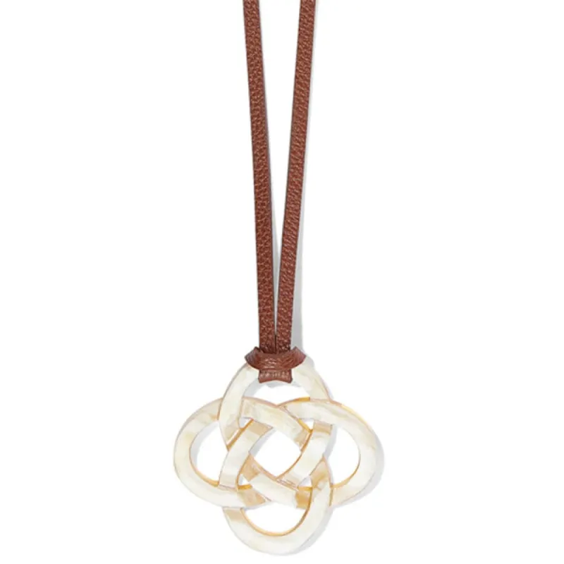 Interlok Horn Necklace sold by Brighton
