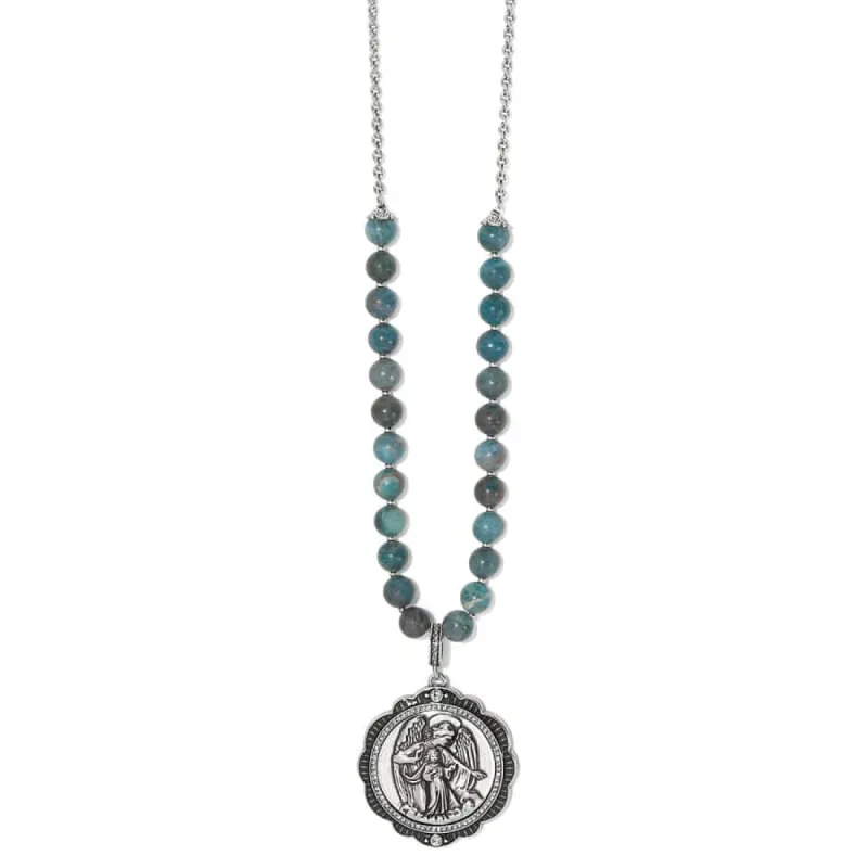 Protection Angel Medallion Necklace sold by Brighton