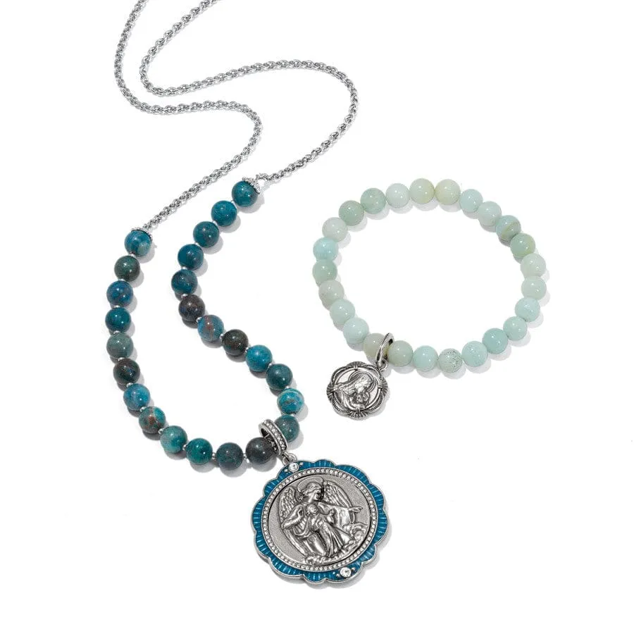 Protection Angel Medallion Necklace sold by Brighton product image thumbnail 4