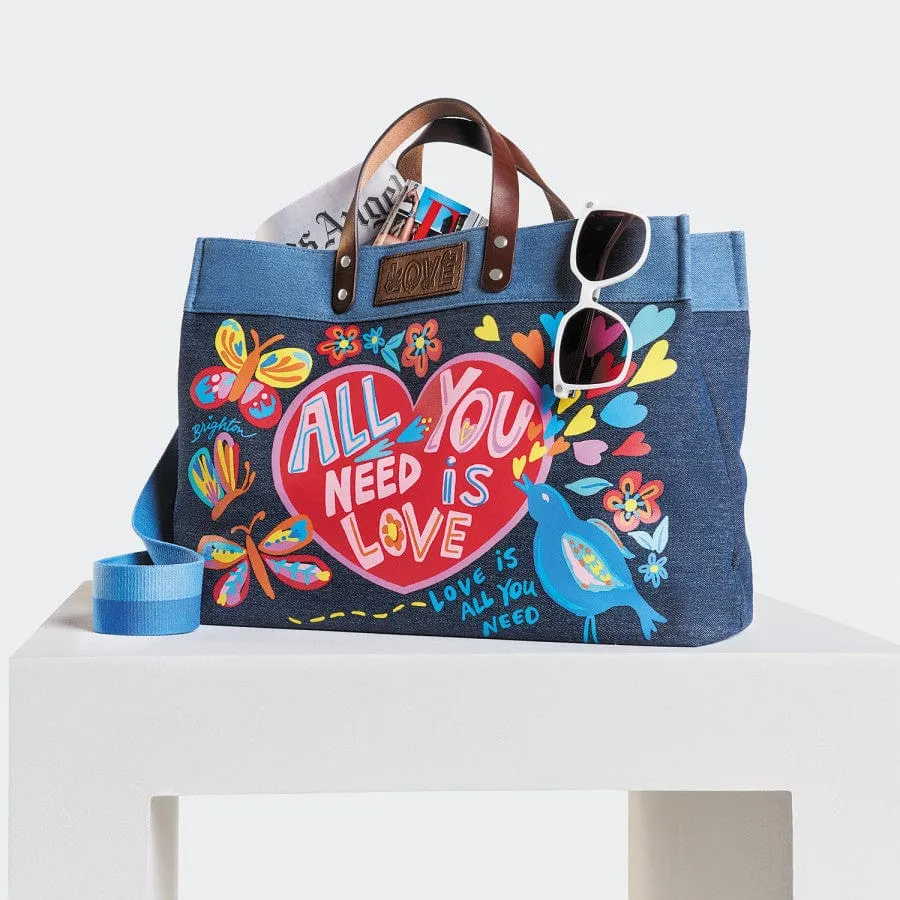 All You Need East West Denim Tote sold by Brighton product image thumbnail 5