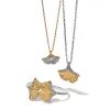 Everbloom Ginkgo Hinge Bangle sold by Brighton