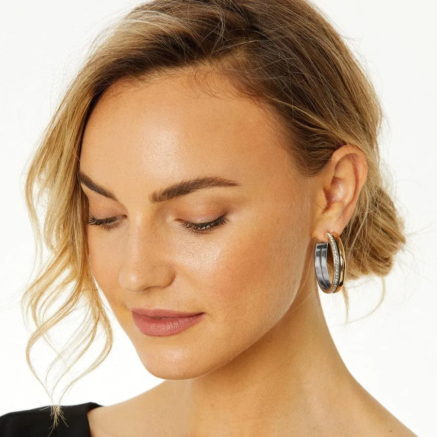 Neptune's Rings Duo Large Hoop Earrings sold by Brighton product image thumbnail 3