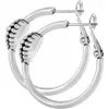 Shimmer Heart Small Hoop Earrings sold by Brighton