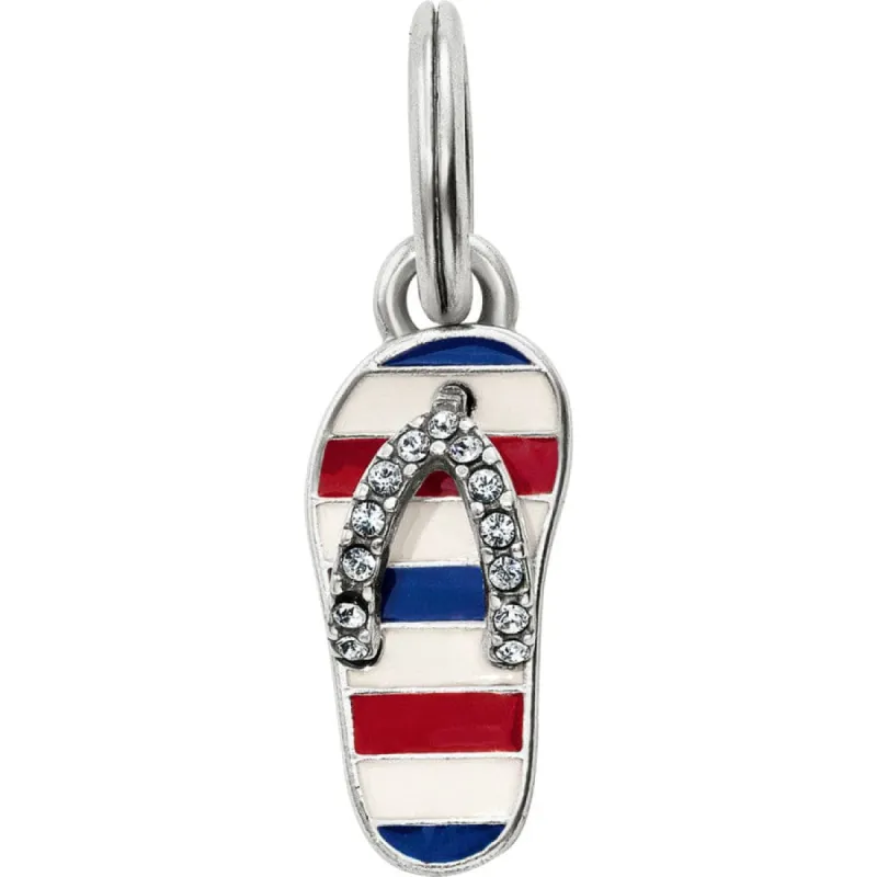 Americana Flip Flop Charm sold by Brighton