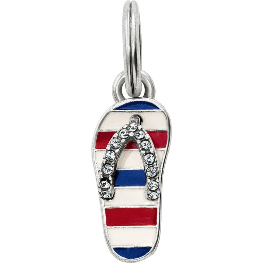 Americana Flip Flop Charm sold by Brighton