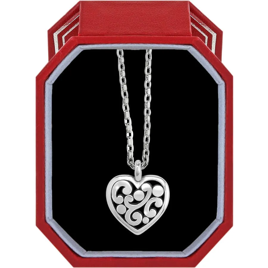 Contempo Heart Petite Necklace Gift Box sold by Brighton