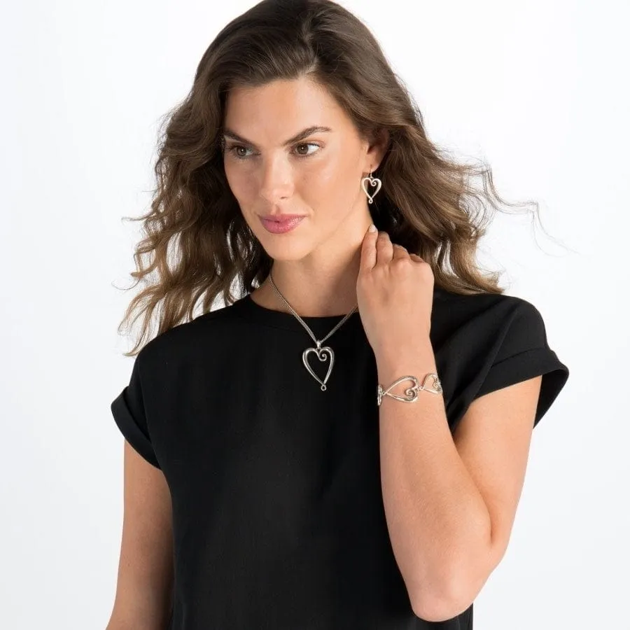 Whimsical Heart Link Bracelet sold by Brighton product image thumbnail 3