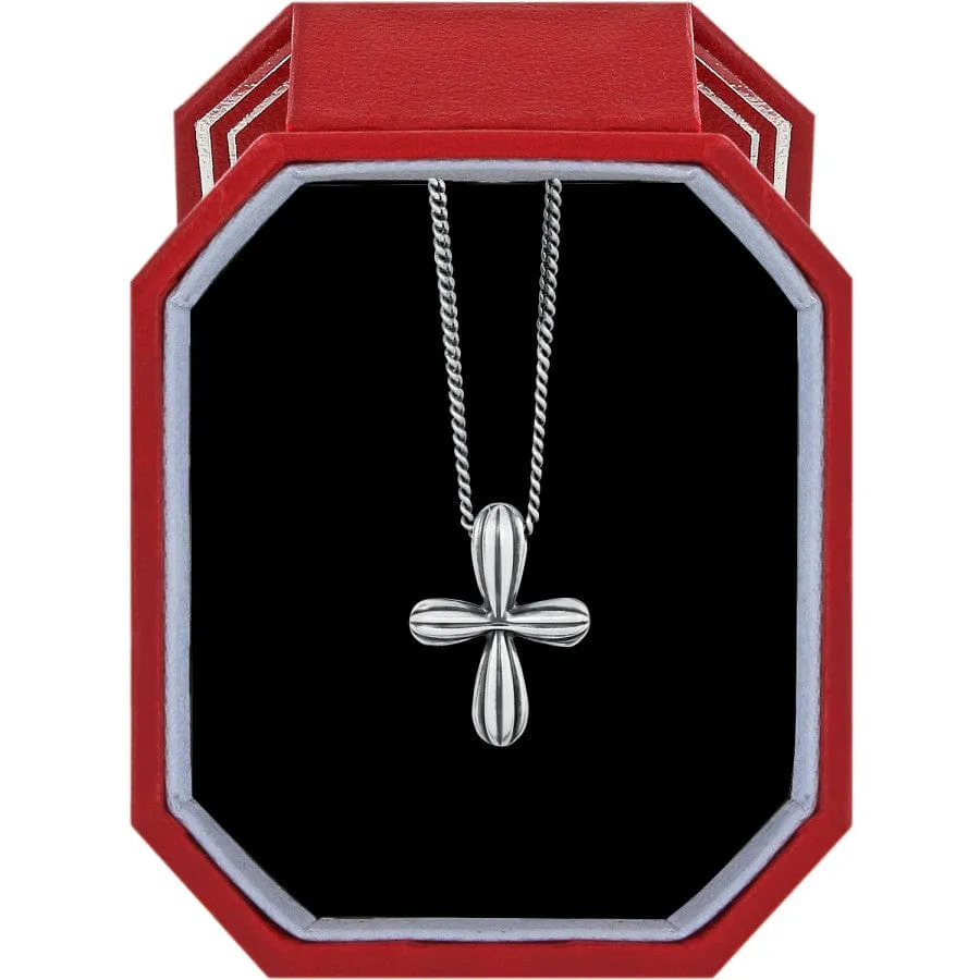 Amphora Petite Cross Necklace Gift Box sold by Brighton