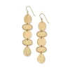 Palm Canyon Long French Wire Earrings sold by Brighton
