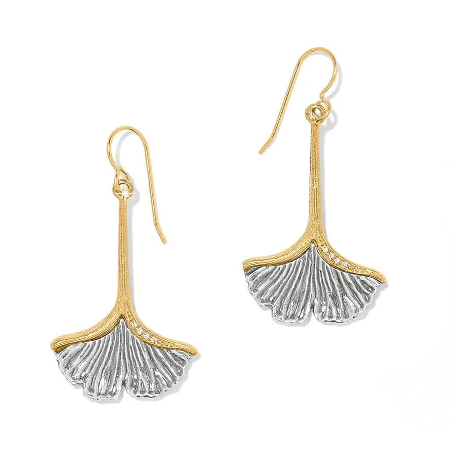 Everbloom Ginkgo French Wire Earrings sold by Brighton product image thumbnail 2