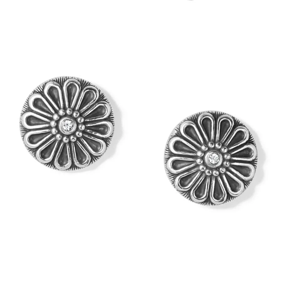 Clara Flower Mini Post Earrings sold by Brighton